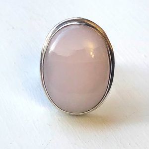 Rose Quartz Gemstone Ring